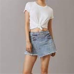 Anthropologie Pilcro Denim Skort